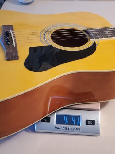 SILVERTONE Pro Series Acoustic Guitar #SD3000PKN. 6 string Dreadnought Mahogany - Thumbnail 7