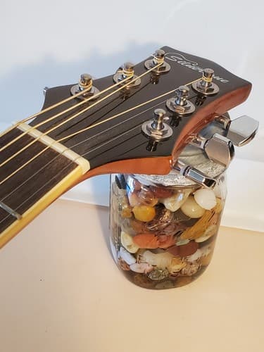 SILVERTONE Pro Series Acoustic Guitar #SD3000PKN. 6 string Dreadnought Mahogany - Thumbnail 14