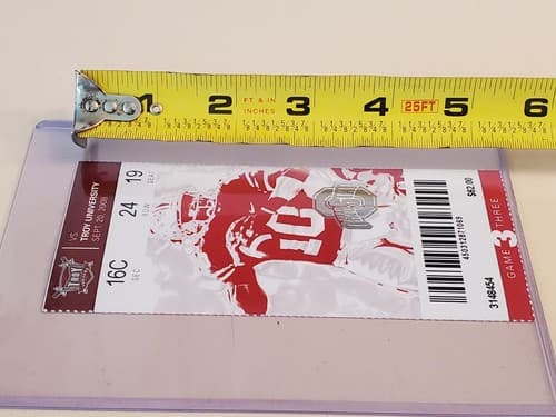 2008 NCAA Ohio State Univ ticket stub. SEP 20 2008 v Troy Univ (28-10W) Two ava - Thumbnail 9