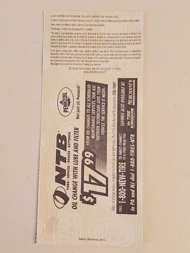 2008 NCAA Ohio State Univ ticket stub. AUG 30 2008 v Youngstown State 43-0W. - Thumbnail 2