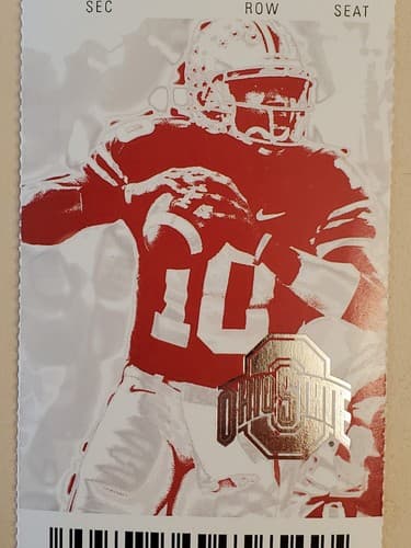 2008 NCAA Ohio State Univ ticket stub. SEP 20 2008 v Troy Univ (28-10W) Two ava - Thumbnail 8