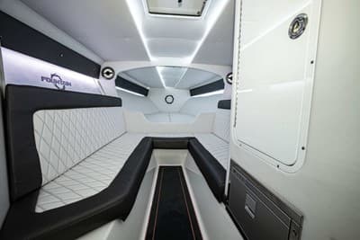 LOT(2)🚤FOUNTAIN 47⚡Lightning⚡Red Leather Boat Pillows Gold Blue Embroidered NEW - Thumbnail 19