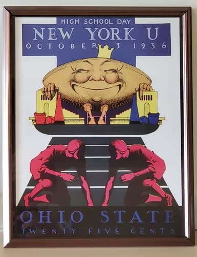 The Ohio State Univ. Football Program Cover Prints LOT OF 8. Frame, glass 11x14 - Thumbnail 9