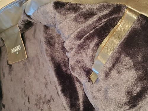 WULFUL Men's Vintage Stand Collar Leather Jacket. SIZE XXL Brown. NEW no Tags - Thumbnail 8