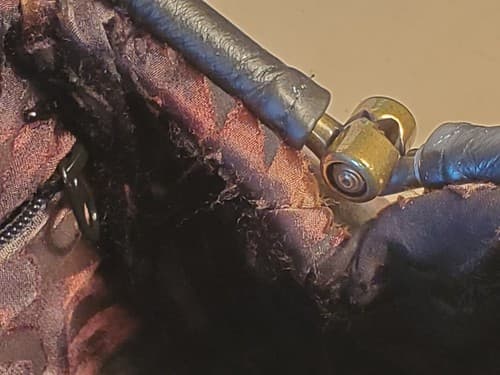 TERI JO SUMMER WHIDBEY ISLAND. Hand Designed Purse. Brown brushed leather NEW - Thumbnail 13