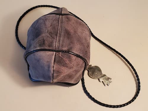 TERI JO SUMMER WHIDBEY ISLAND. Hand Designed Purse. Brown brushed leather NEW - Thumbnail 14