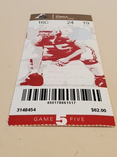 2008 NCAA Ohio State University ticket stub OCT 11 2008 v Purdue (16-3W) Two ava - Thumbnail 7