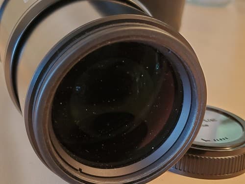 OLYMPUS Lens AF Zoom 70-210mm #1103032. 2 lens caps and leather bag. Japan. NICE - Thumbnail 9