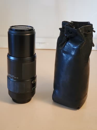 OLYMPUS Lens AF Zoom 70-210mm #1103032. 2 lens caps and leather bag. Japan. NICE - Thumbnail 14