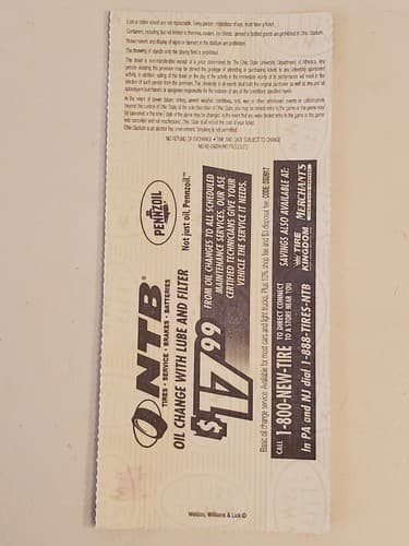 2008 NCAA Ohio State Univ ticket stub. SEP 6 2008 v Ohio Univ (26-14W) Two ava - Thumbnail 11