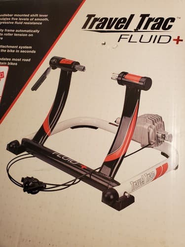 TRAVEL TRAC Fluid + Indoor Bike Trainer 40-0346. Progressive internal flywheel - Thumbnail 6