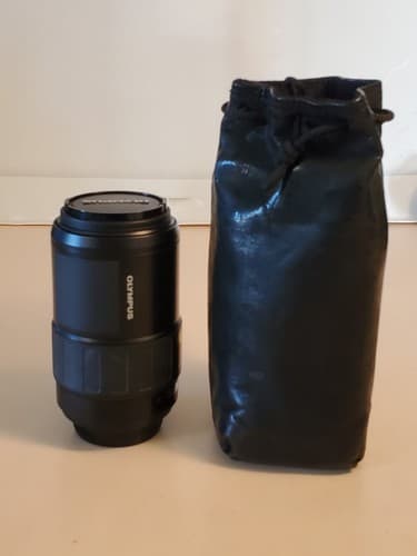 OLYMPUS Lens AF Zoom 70-210mm #1103032. 2 lens caps and leather bag. Japan. NICE - Thumbnail 13