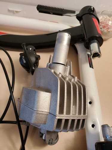 TRAVEL TRAC Fluid + Indoor Bike Trainer 40-0346. Progressive internal flywheel - Thumbnail 13