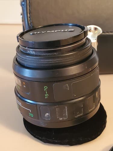 OLYMPUS AF 35-70mm lens #1130671. Asanuma 49mm UV Haze. Japan camera case. NICE - Thumbnail 4