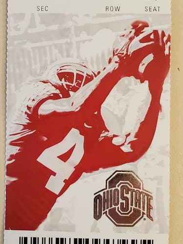 2008 NCAA Ohio State Univ ticket stub. SEP 27 2008 v Minnesota (34-21W) Two ava - Thumbnail 13