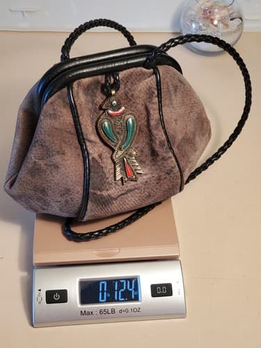 TERI JO SUMMER WHIDBEY ISLAND. Hand Designed Purse. Brown brushed leather NEW - Thumbnail 21