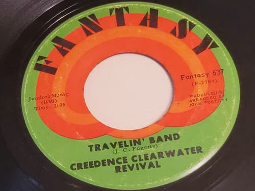 CREDENCE CLEARWATER REVIVAL - Travelin' Band / Who'll Stop The Rain. 45RPM 7" - Image 1