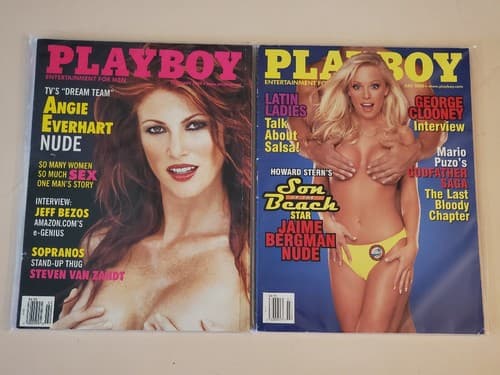 PLAYBOY Magazine 2000 Feb July. Angie Everhart, Jaime Bergman. Collectible issue - Image 1