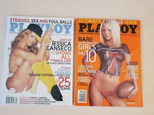 PLAYBOY Magazine 2005 Sep Oct. Jessica Canseco, Sara Jean Underwood. Collectible - Image 1