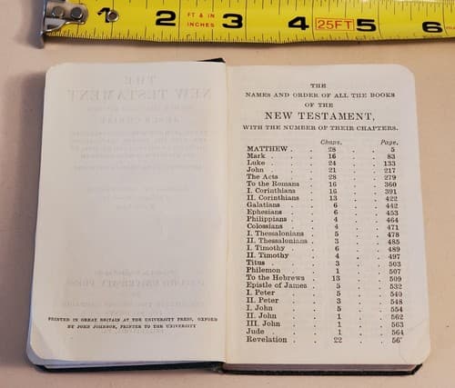 HOLY BIBLE - New Testament - ANTIQUE EARLY 1900s w 16 Color Art PALESTINE SCENES - Thumbnail 5