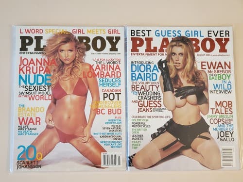 PLAYBOY Magazine 2005 July August. Joanna Krupa, Diora Baird. Collectible issues - Image 1