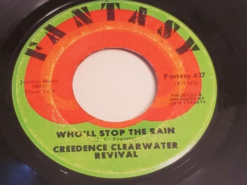 CREDENCE CLEARWATER REVIVAL - Travelin' Band / Who'll Stop The Rain. 45RPM 7" - Thumbnail 3