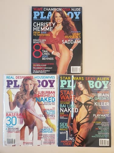 PLAYBOY Magazine 2005 Apr May Jun. Christy Hemme, Suburban Bombshells, Bai Ling. - Image 1