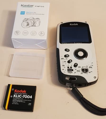 KODAK Playsport ZX3 Waterproof HD Digital Video Camera 1080p. EIS F2.8 5.54mm. - Image 1