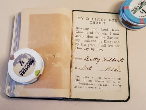 HOLY BIBLE - New Testament - ANTIQUE EARLY 1900s w 16 Color Art PALESTINE SCENES - Thumbnail 10