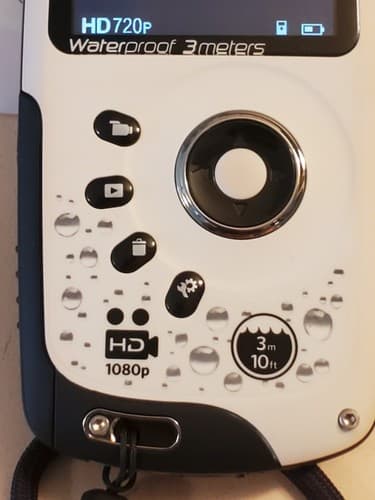 KODAK Playsport ZX3 Waterproof HD Digital Video Camera 1080p. EIS F2.8 5.54mm. - Thumbnail 13