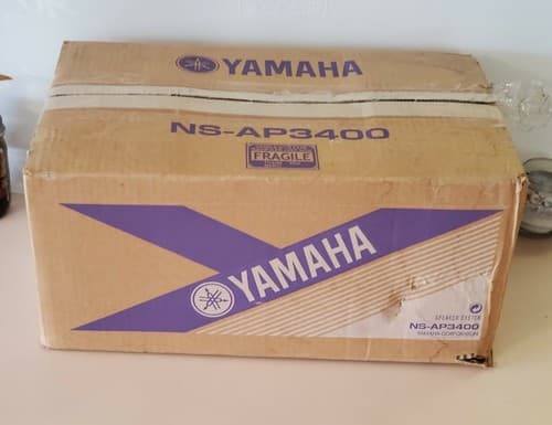 YAMAHA NS-AP3400 Set of 6 speakers in original box. Silver heavyweight speakers - Thumbnail 12