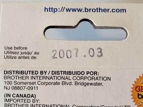 Brother Ink LC41 - LOT OF 2 - Black + Cyan. Expired 2007. - Thumbnail 7