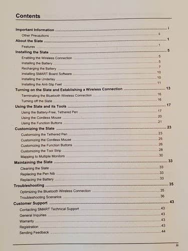 SMART TECHNOLOGIES AirLiner WS100-R1 Bluetooth Wireless Slate. Bundle Custom Bag - Thumbnail 9