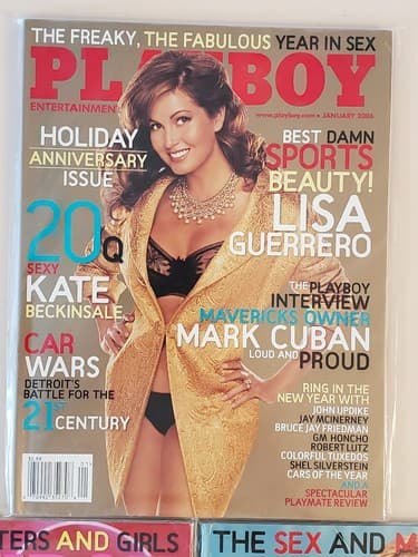 PLAYBOY Magazine 2006 Jan Feb Mar. Jessica Alba, Lisa Guerrero, Adrianne Curry. - Thumbnail 4