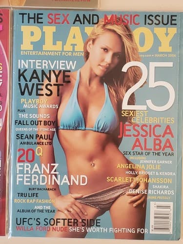 PLAYBOY Magazine 2006 Jan Feb Mar. Jessica Alba, Lisa Guerrero, Adrianne Curry. - Thumbnail 14