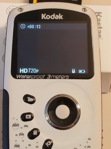 KODAK Playsport ZX3 Waterproof HD Digital Video Camera 1080p. EIS F2.8 5.54mm. - Thumbnail 12