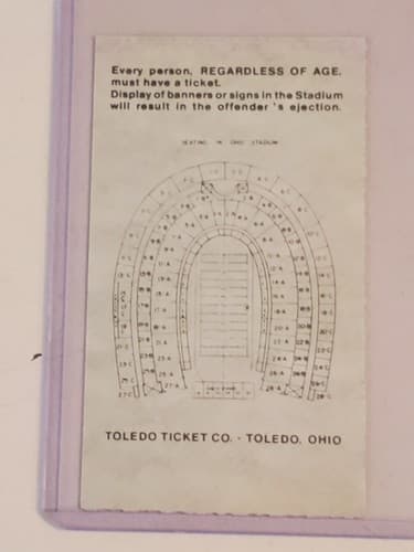 1984 NCAA Ohio State Univ ticket stub NOV 17 1984 v Michigan (21-6W) Woody Hayes - Thumbnail 2