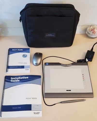 SMART TECHNOLOGIES AirLiner WS100-R1 Bluetooth Wireless Slate. Bundle Custom Bag - Image 1