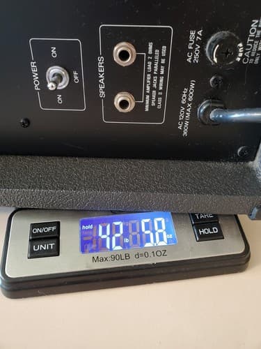 TOA Powered Mixer MX-106. Six input channels 120 Watts into 8 ohms. Tested works - Thumbnail 12