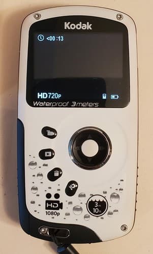 KODAK Playsport ZX3 Waterproof HD Digital Video Camera 1080p. EIS F2.8 5.54mm. - Thumbnail 4