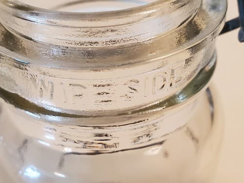 THE PEBBLE BEACH CLUB Glass Jar glass lid wire seal Lone Cypress Tree Logo RARE - Thumbnail 15