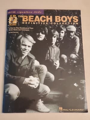 Guitar Signature Licks THE BEACH BOYS (2002) Song Sheet w CD by Hal Leonard Corp - Image 1