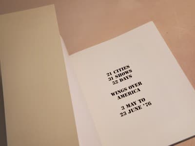 VTG RARE💥 LOOK! Photography by LINDA MCCARTNEY 1976 Wings Over America HQ Paper - Thumbnail 4