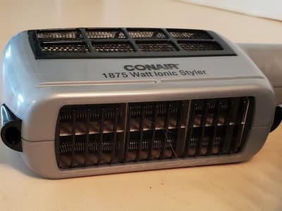 CONAIR 1875W Ionic Styler Hair Dryer Model SD6N, 2 speed, cold shot, 1 attachmnt - Thumbnail 10