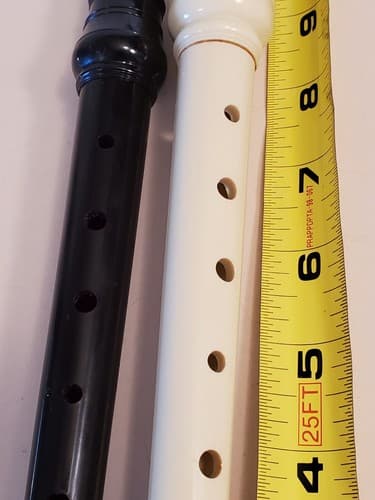 PERIPOLE Angel Recorder Flute, black. Bonus 2nd recorder flute, white. Tested - Thumbnail 7