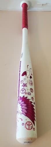 Easton Love Peace Tee Ball Bat, pink purple. Model # 2TB15LP, 25", 15oz., -10. - Thumbnail 4