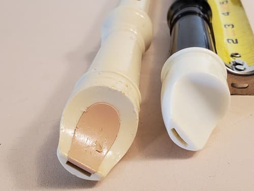 PERIPOLE Angel Recorder Flute, black. Bonus 2nd recorder flute, white. Tested - Thumbnail 9