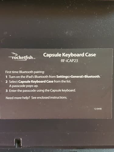 Rocketfish Capsule Keyboard Case RF-iCAP23 for Apple iPad 3rd Generation. - Thumbnail 10