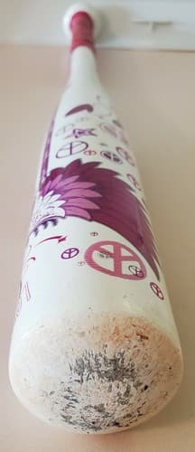 Easton Love Peace Tee Ball Bat, pink purple. Model # 2TB15LP, 25", 15oz., -10. - Thumbnail 10