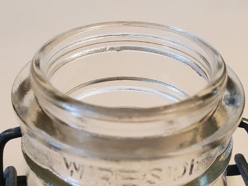 THE PEBBLE BEACH CLUB Glass Jar glass lid wire seal Lone Cypress Tree Logo RARE - Thumbnail 12